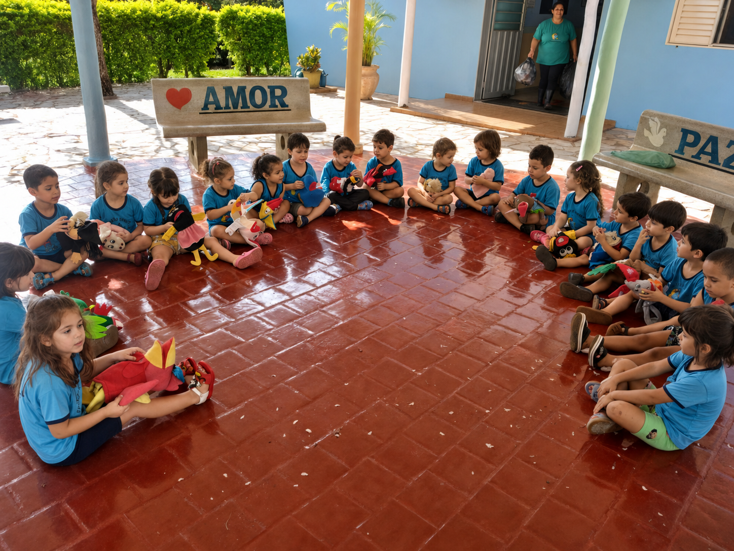 Brincar, aprender e compartilhar juntos