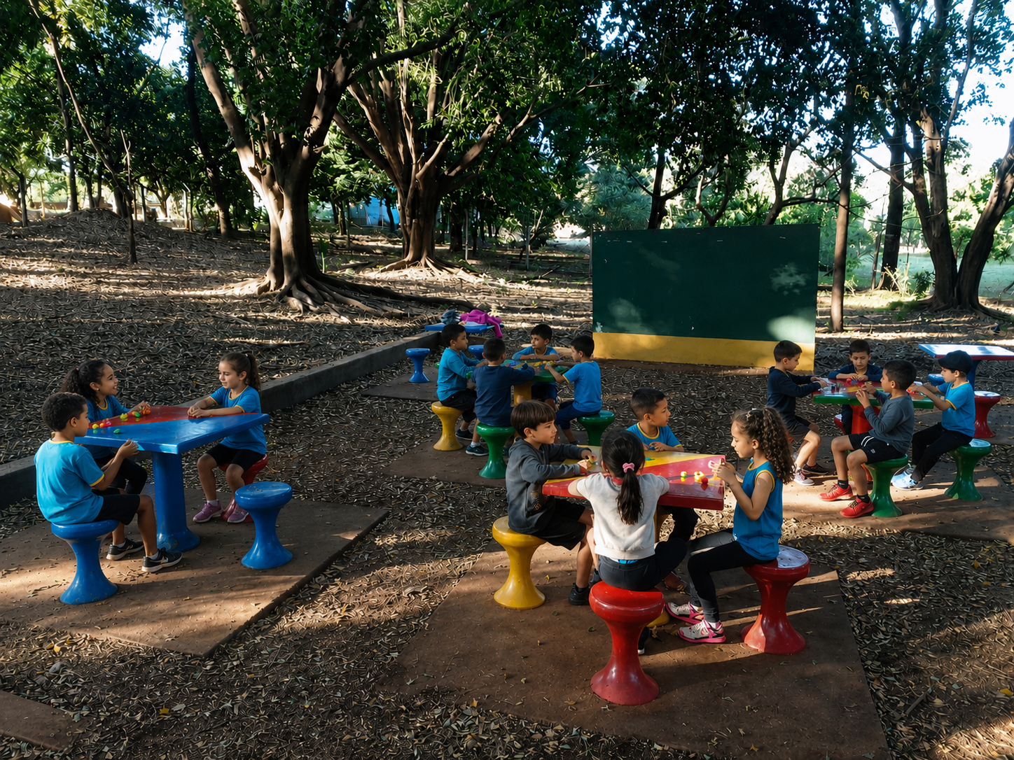 Atividades e descobertas em nossa sala de aula ao ar livre