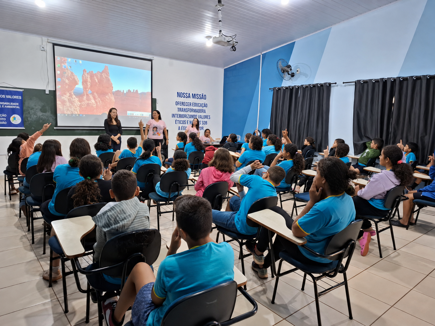 Aprendizado, participação e troca de conhecimentos em sala de aula